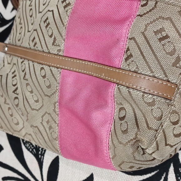 Vintage Coach Lozenge Tote Bag - Picture 6 of 12